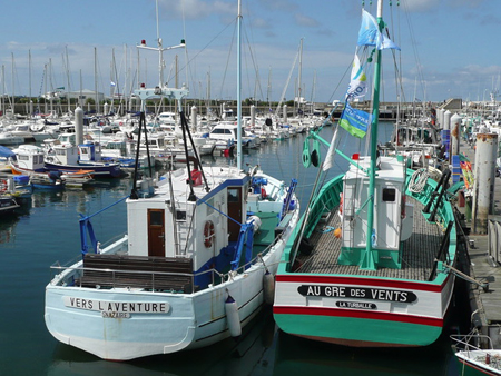 Vieux bateaux au port