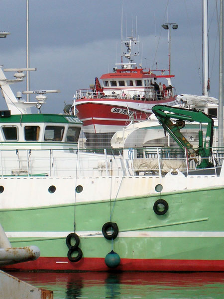 Bateaux de pêche dans le bassin de Garlahy