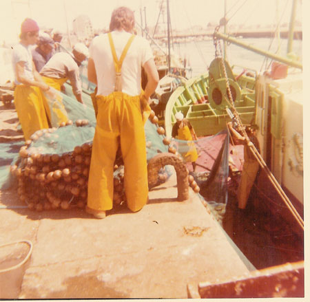 Sortie de bolinche sur le quai