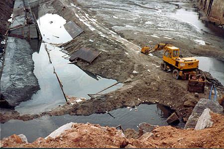Creusement du port