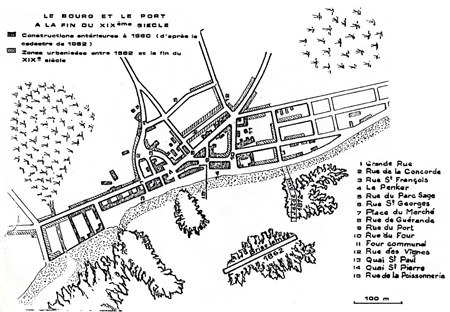 Carte et plan du port