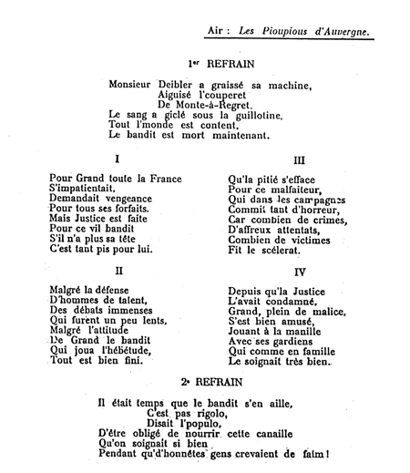 Chanson pour la mort de Jukes Grand