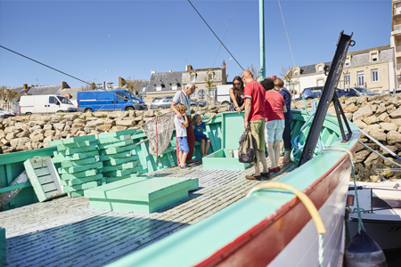 Visite à bord du sardinier Au Gré des Vents