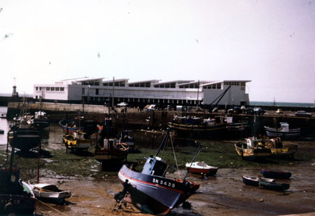 Le port à marée basse