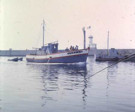Le Notre-Dame des Flots entre au port