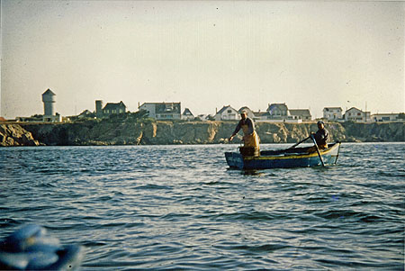 En pêche devant le Croisic