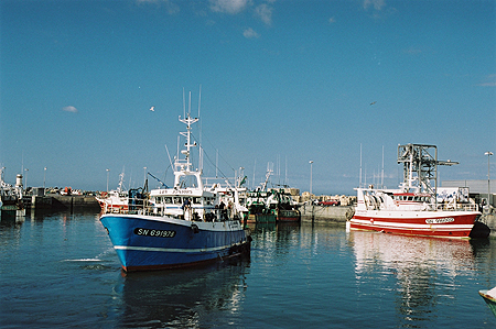 Les Juniors dans le port de Garlahy