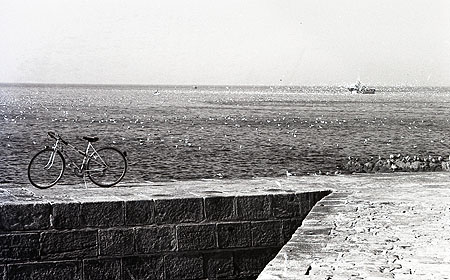 Sur la jetée du Tourlandroux