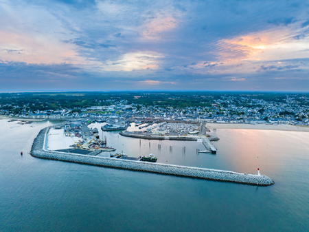 Travaux d'agrandissement du port