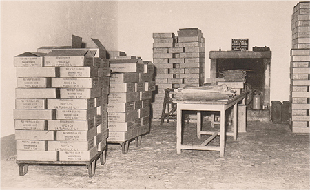 Cartons à l'usine Gravier