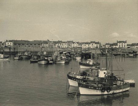 Flotille au port en 1964
