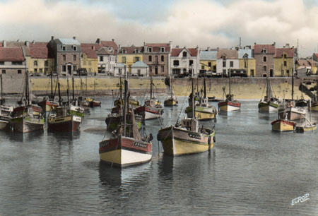 Le port à marée haute