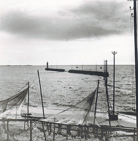 Trouée dans la jetée de Garlahy