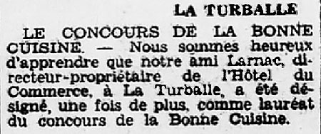 Concours de la bonne cuisine