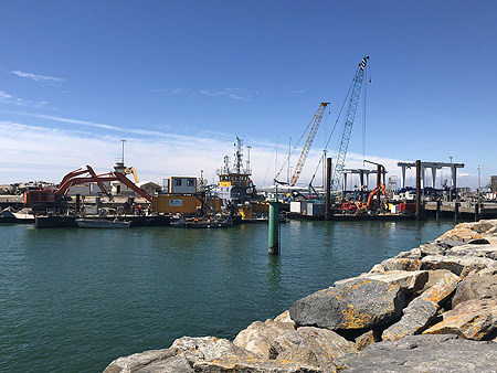 Agrandissement du port