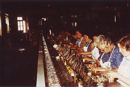 Mise en boîte à l'usine