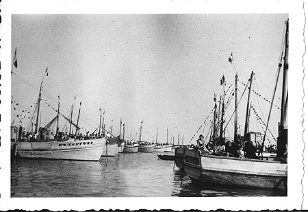 Les bateaux pavoisés pour la Sainte-Anne