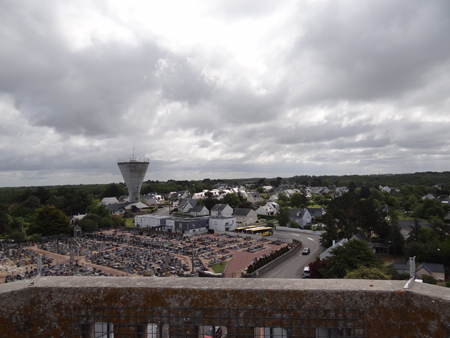 Vue du clocher de Trescalan