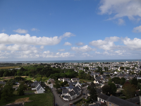 Vue du clocher de Trescalan