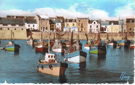 Flottille dans le port