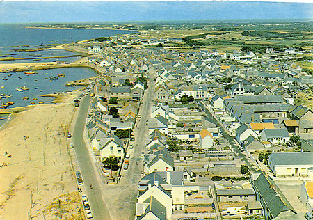 Vue aériennne de La Turballe