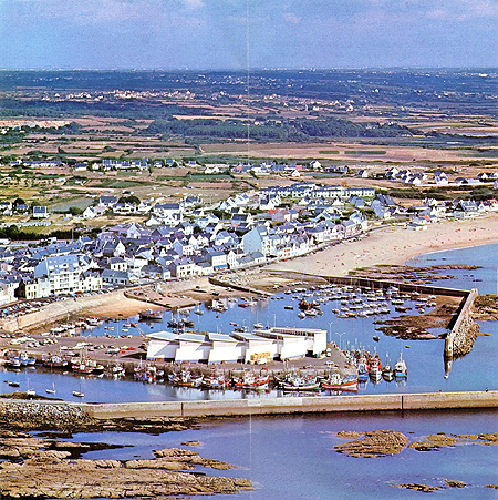 Vue aérienne du port