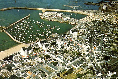 Vue aérienne de La Turballe