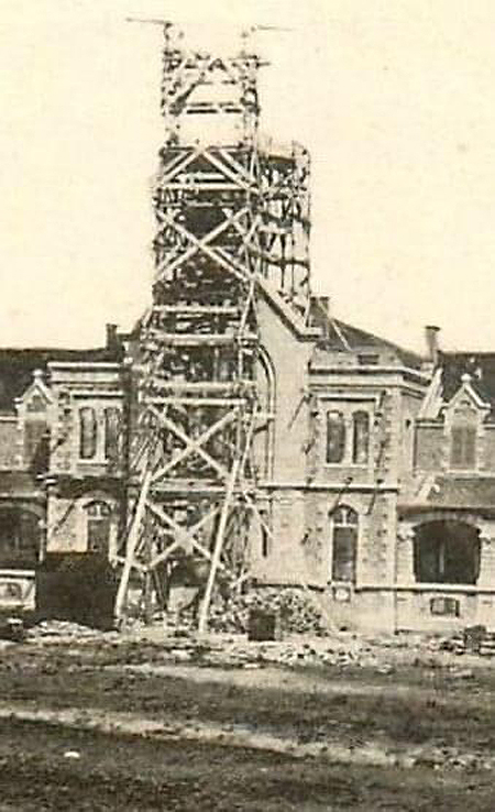 Construction de la chapelle de Pen-Bron