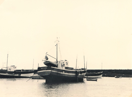 Neptune au port à marée basse