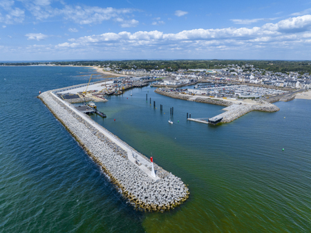 Travaux d'agrandissement du port