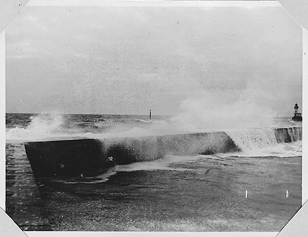 Tempête du 2 avril 1953 Jetée de Tourlandroux en nature