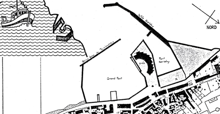 Carte et plan du port