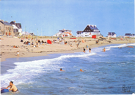 La plage des Bretons en été
