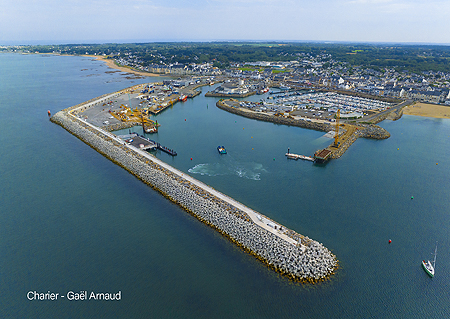 Travaux d'agrandissement du port