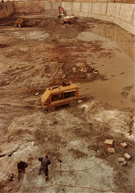 Creusement du bassin de Garlahy