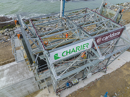 Travaux d'agrandissement du port