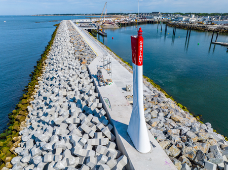 Travaux d'agrandissement du port