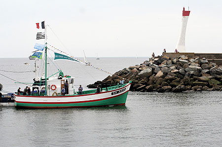 Retour au port de La Turballe