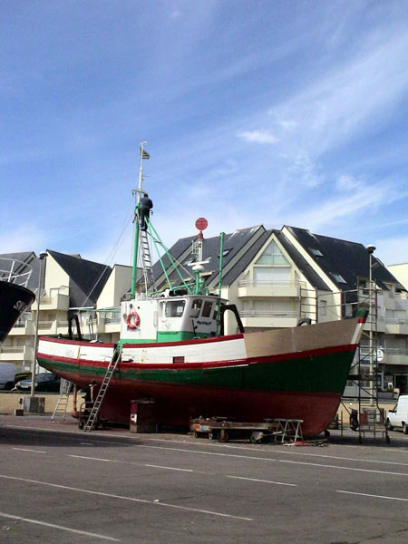 Au Gré des Vents en carénage