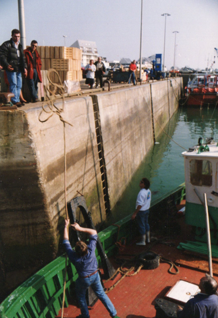 Le bateau Au Gré des Vents à Saint Nazaire