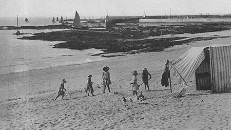 Passe Sud vue de la plage des Bretons