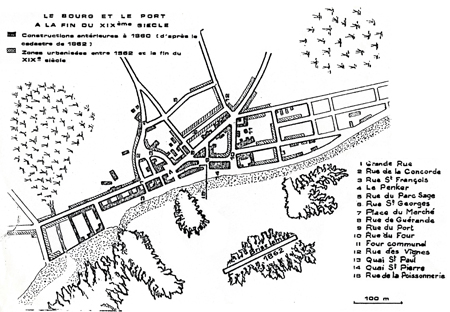 Carte et plan du port