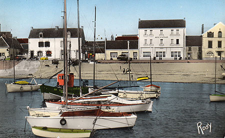 Quelques rares plaisanciers