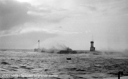 tempête et grande marée