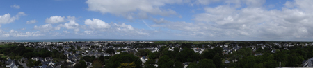 Vue du clocher de Trescalan