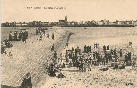 La jetée d'Aiguillon à Pen-Bron