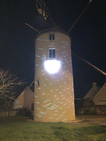 Décoration du moulin pour Noël 2020