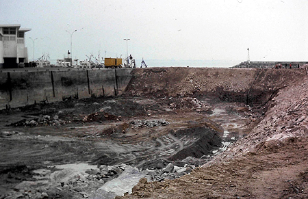 Creusement du bassin de Garlahy