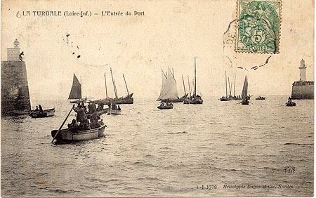 La Turballe l'entrée du port