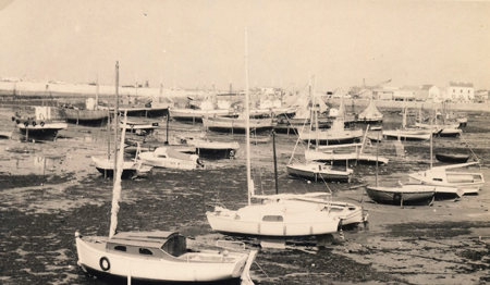 Le port à marée basse